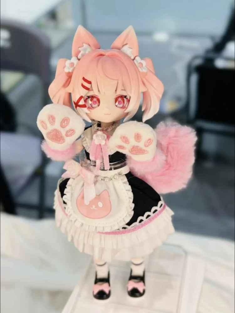 Фото Подлинная новая в наличии 1/8 BJD Sakura Park Start Again Series слепая коробка кошачье ухо наряд горничной шарнирная фигурка коллекционная игрушка №1