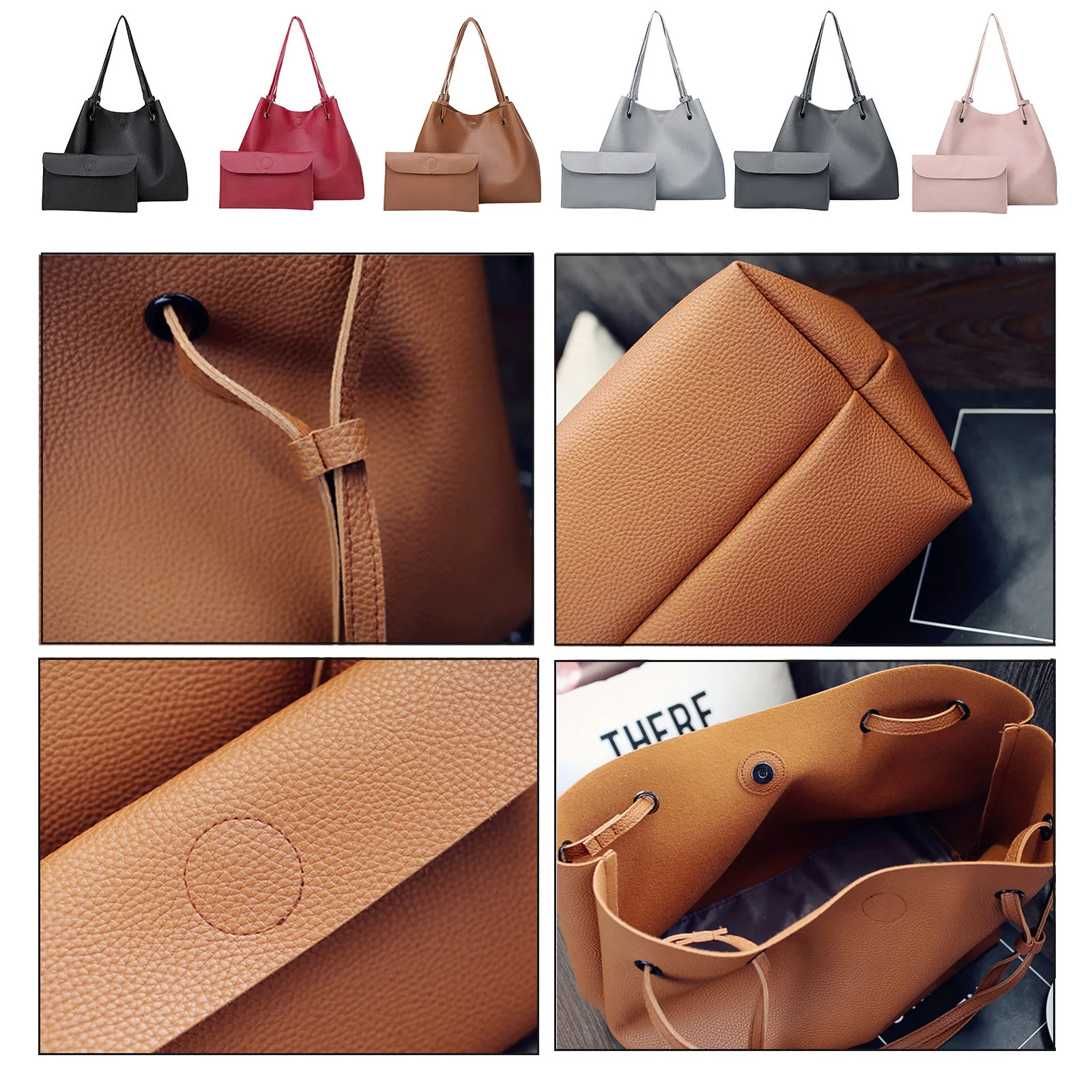 2 шт. женская сумка-тоут через плечо в стиле ретро |