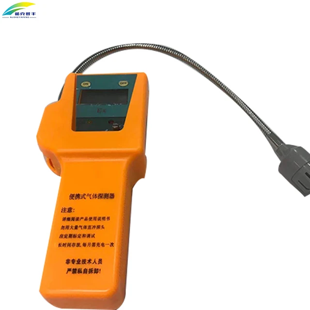 Portable catalytic/electrochemical combustible natural gas leak - analyzer detector for chemical plants enlarge