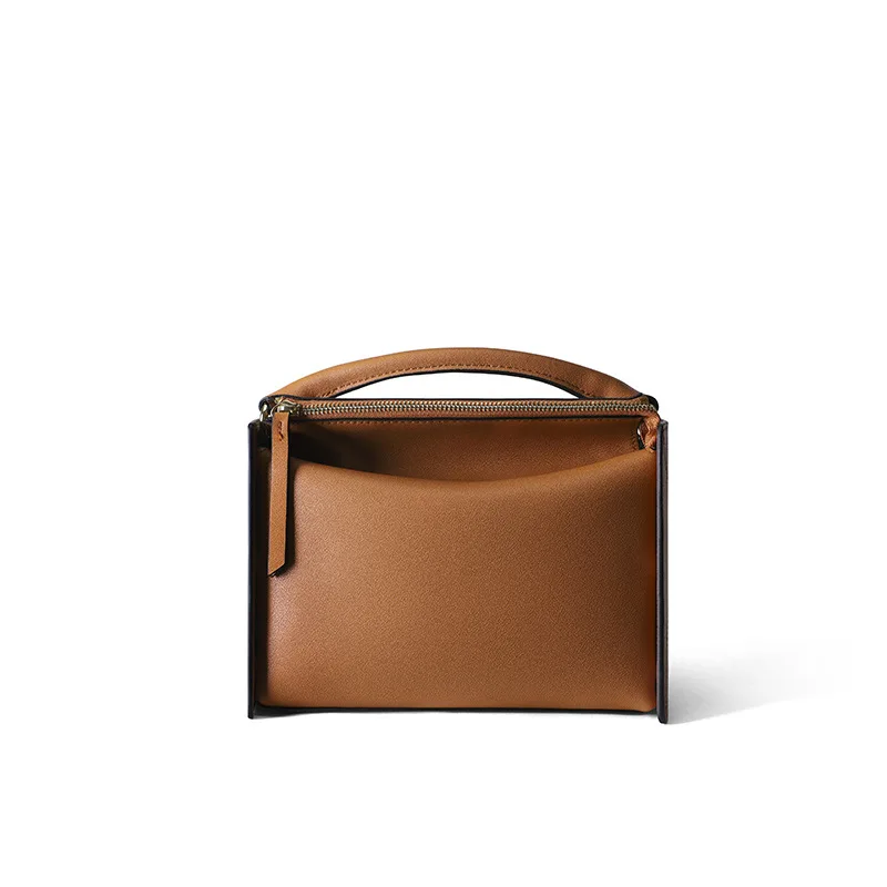 

2020 luxury new autumn and winter ladies commuter bag solid color soft cowhide women's shoulder bag messenger bag handbag