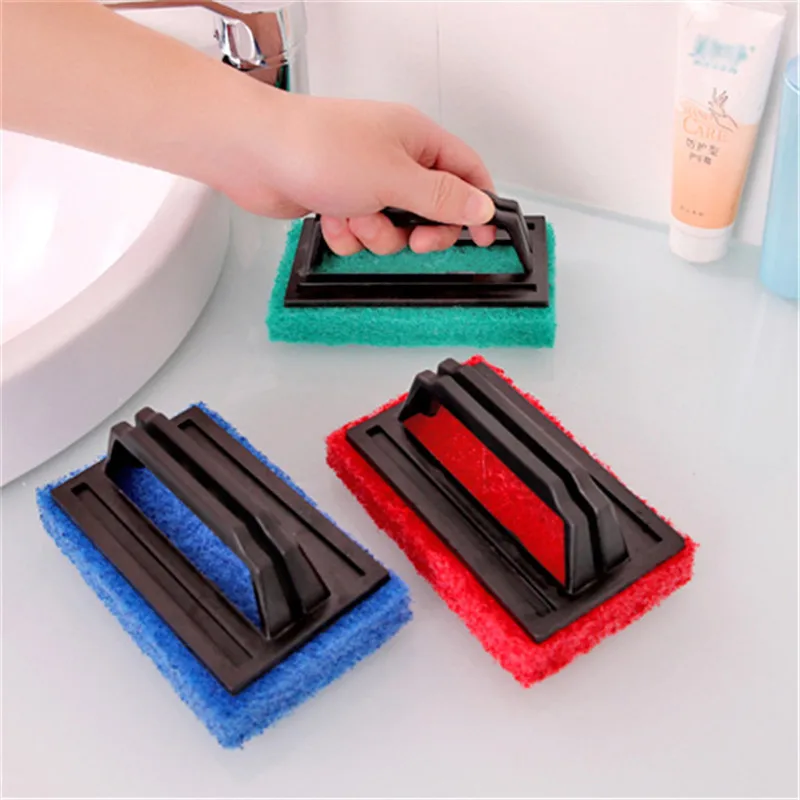 

Creative thickened sponge with handle, kitchen tile wipe, wipe, decontamination, magic wipe, cleaning brush
