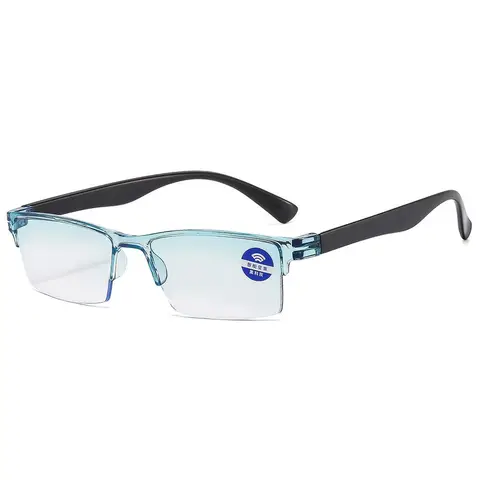 Элегантные очки для чтения с защитой от синего света, оптические очки для дальнозоркости с автоматическим увеличением, очки с автофокусом