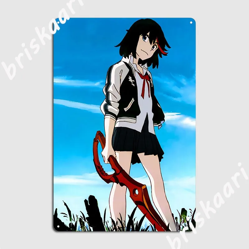 

Kill La Kill металлический знак настенный паб на заказ украшение для кухни гаража жестяной знак плакат