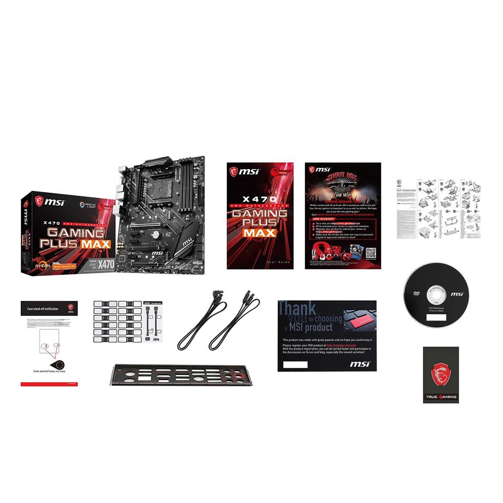 материнская плата msi x470 gaming plus max.