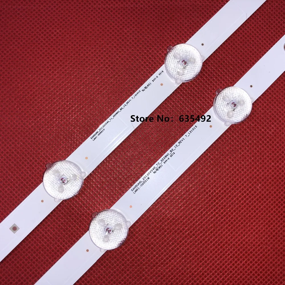 Светодиодная лента подсветки для D3GE-400SMA-R1 D3GE-400SMB-R1 UN40J6200 UN40H6203 UN40H5153 UN40H5303 UN40FH5205