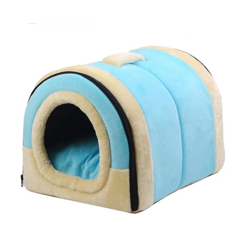 Factory Direct Sales Kennel Removable and Washable Pet Bed Portable Cat Nest Dog Cage Dog Bed Autumn and Winter Handbag Pet Supp