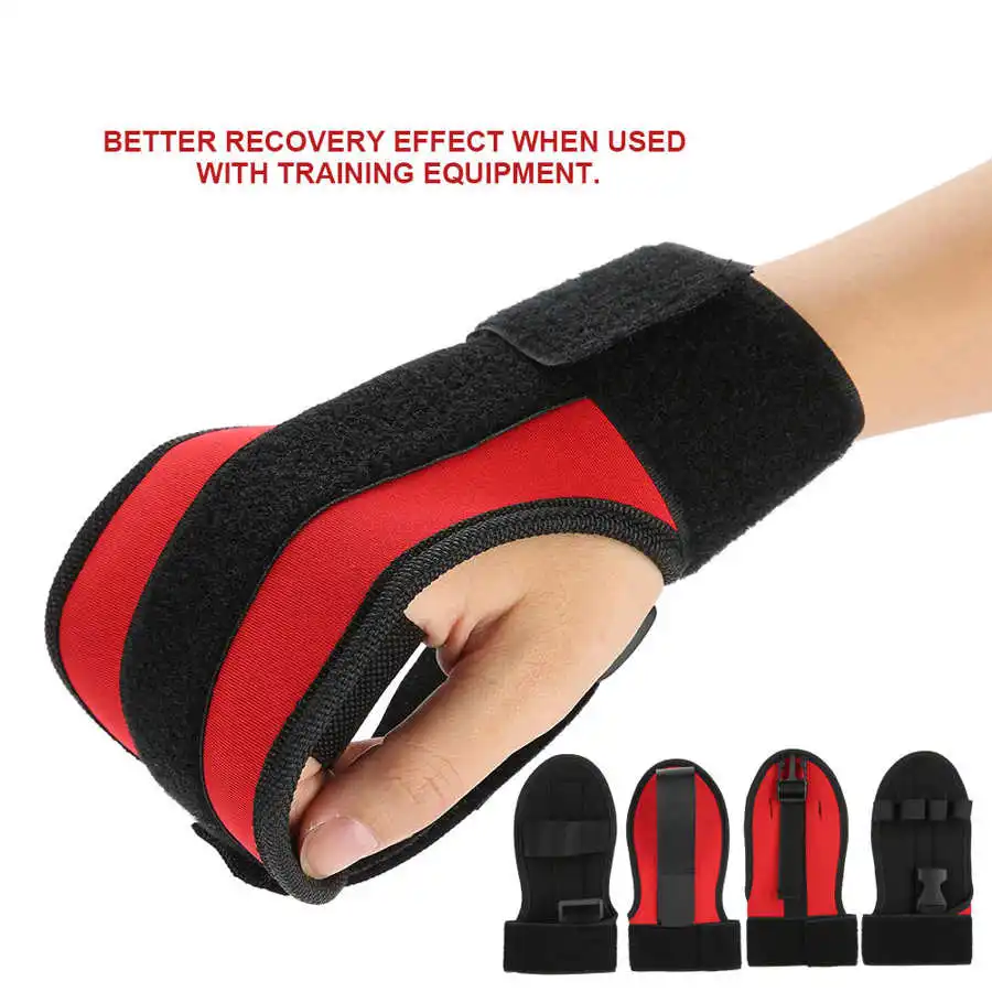 

Rehabilitation Finger Gloves Brace Breathable Anti-Slip Auxiliary Fixed Hand Fist Stroke Hemiplegia Patient Training PainRelieve