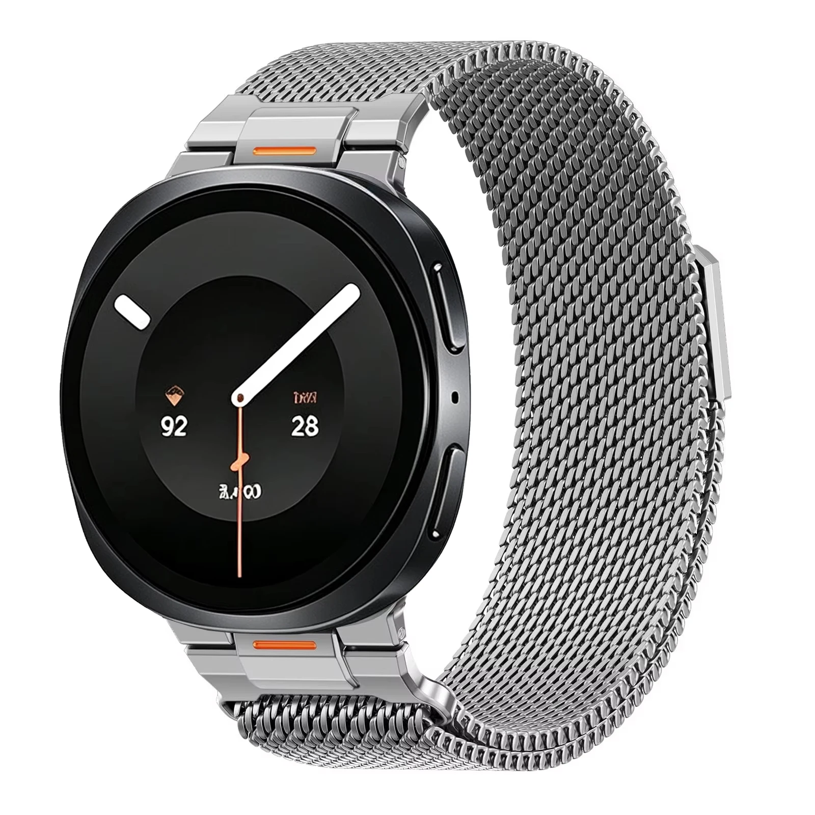 Фото Магнитный металлический ремешок для Samsung Galaxy Watch 9 8 44 мм 40 мм, миланский браслет, ремешок для Galaxy Watch 8 Classic 46 мм. №3