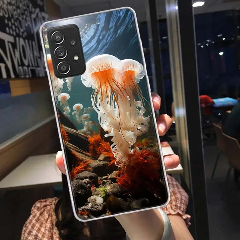 Чехол Magic Jellyfish для телефона Galaxy Samsung S22 Plus S21 S24 ультрапрозрачный чехол S20 S23 FE S10 S10E S9