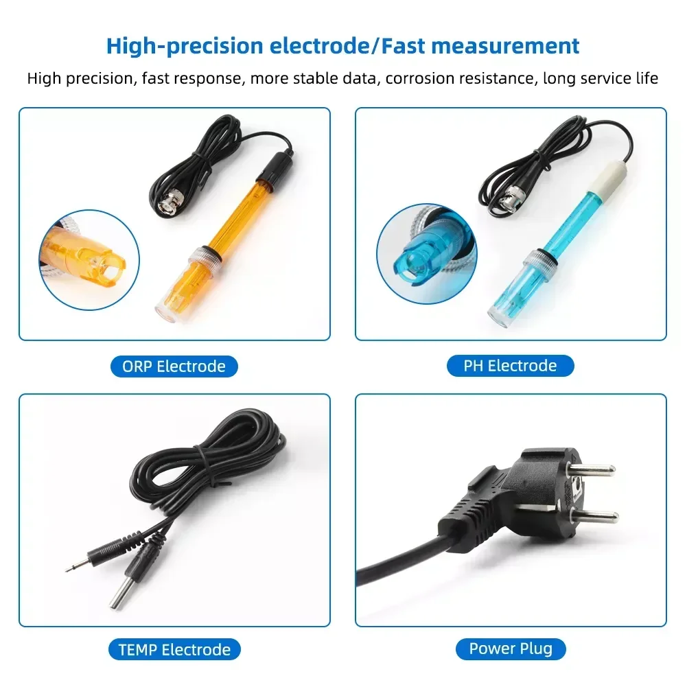 Hedao PH-W2839EU с функцией регистратора данных Taya Smart Wi-Fi PH ORP контроллер для гидропонных