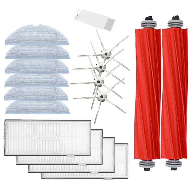 

For Xiaomi Roborock S7 T7S T7S Plus Mop Cloth Hepa Filter Side Roller Brush Vacuum Cleaner Spare Parts Accessories
