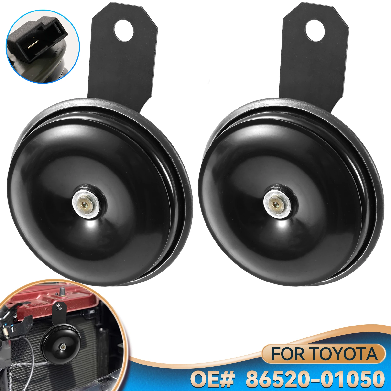 Автомобильный мотоциклетный звуковой диск комплект из 2 предметов для Toyota Camry Yaris