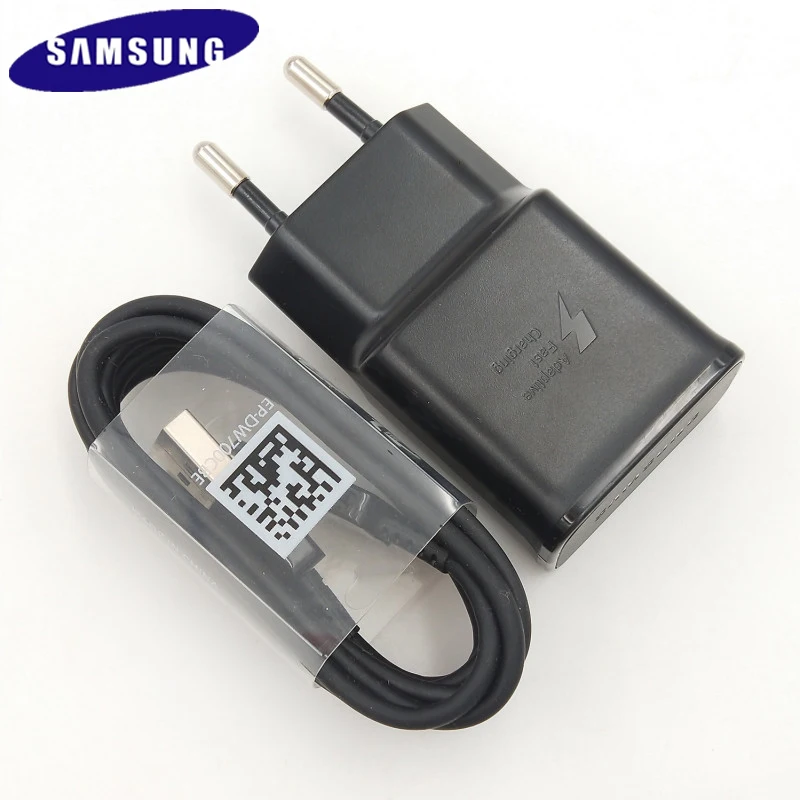 Original Samsung Fast Charger 9V/1.67A Charge Adapter USB C Cable Galaxy S8 S9 S10 Plus Note 10 9 8 a20 a30s a40 a50 a51 a70 a71