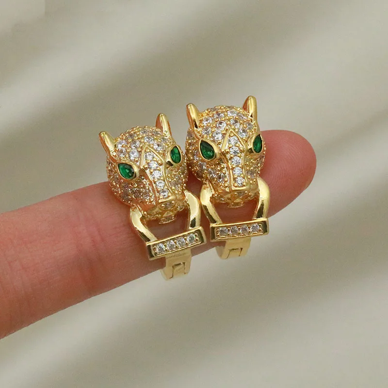 Серьги-гвоздики в виде животных