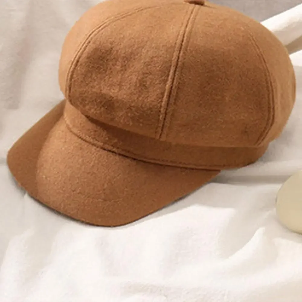 

Winter Newsboy Octagonal Caps Women Gatsby Cap Baker Peaked Beret Driving Hat Female Sunscreen Hats Painter Tour cap