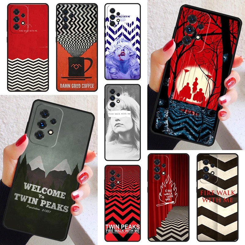 Чехол Fire Walk With Me для телефона чехол Samsung Galaxy A52 A72 A73 A20e A21S A50 A70 A12 A42 A31 A40 A51 A71 A32 A80