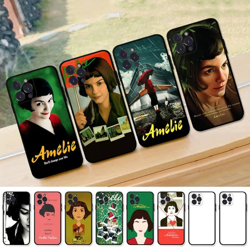 

Amelie Phone Case for iPhone 11 12 13 Mini Pro Max 8 7 6 6S Plus X 5 SE 2020 XR XS Funda Case