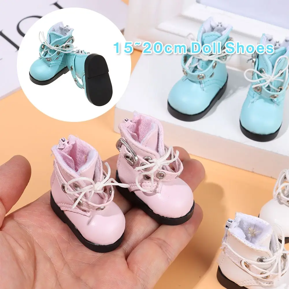 

Кукольная обувь 15-20 см для кукол 1/12, обувь из искусственной кожи, модные сапоги, детские подарочные игрушки, аксессуары для кукол своими рука...