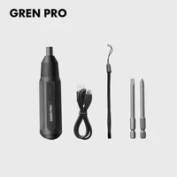 greener electric screwdriver rechargeable household large torque screwdriver drill bit socket multi function integrated tool