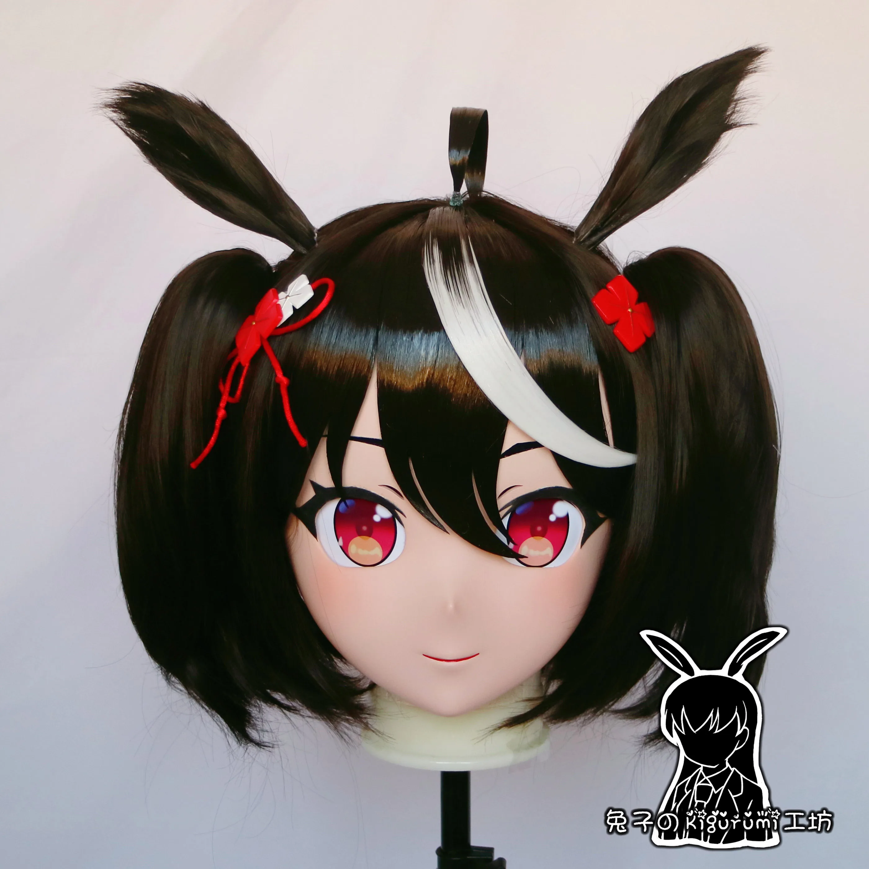 

(KMY085)Customize Character Female/Girl Resin Kig Full/Half Head With Lock Anime Cosplay Japanese Animego Kigurumi Mask