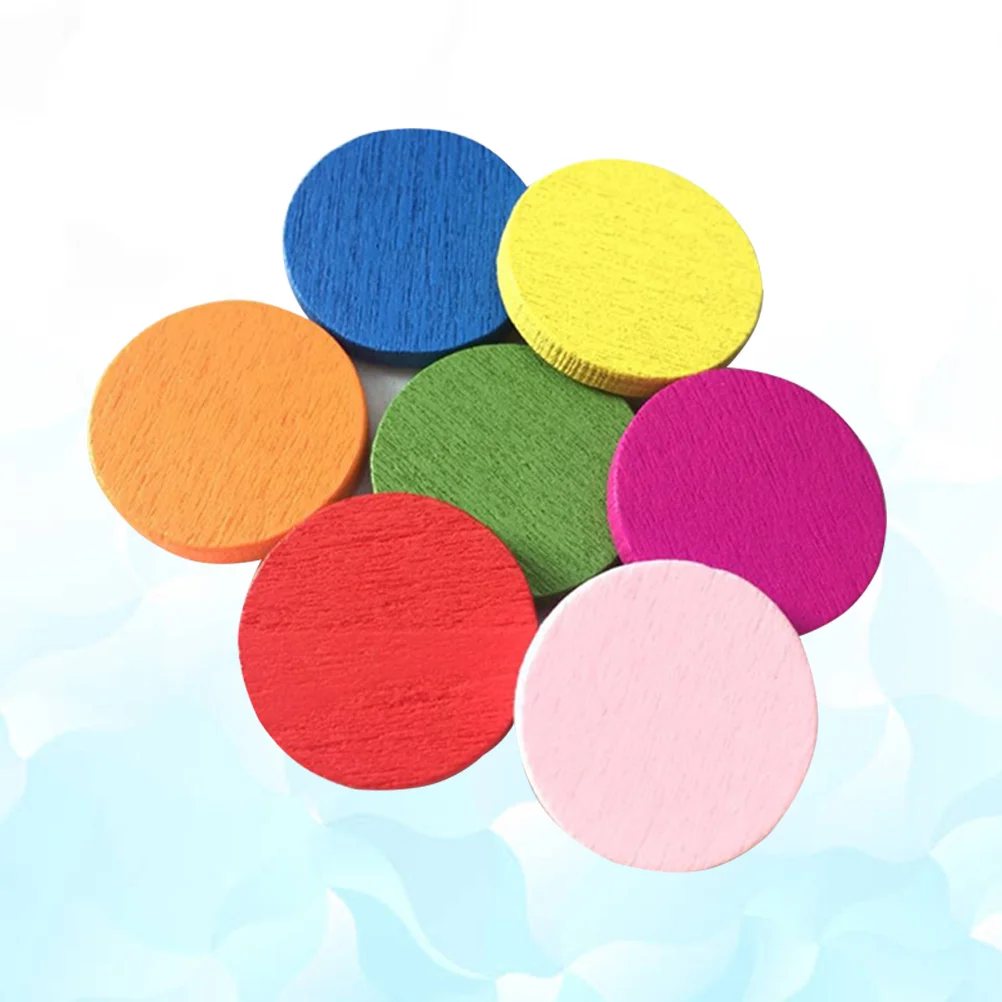 

Wooden Discs Round Colourful Slices for Teaching Aids, Gifts, Ornaments ( 50Pcs )