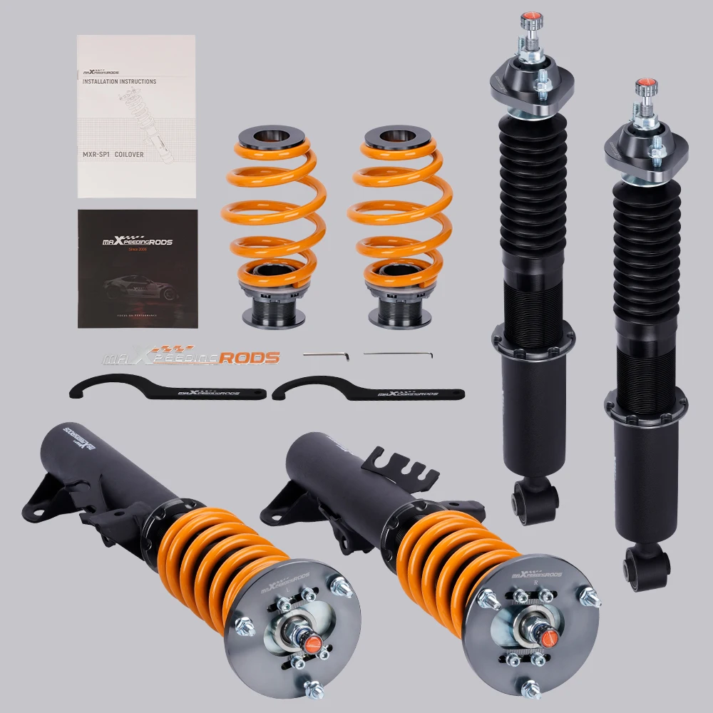 

Coilover Suspension Lowering Kit 24-way Adjustable for BMW M3 E36 92-99 for Saloon 316i 318i 320i 323i 90-98 Spring Camber plate