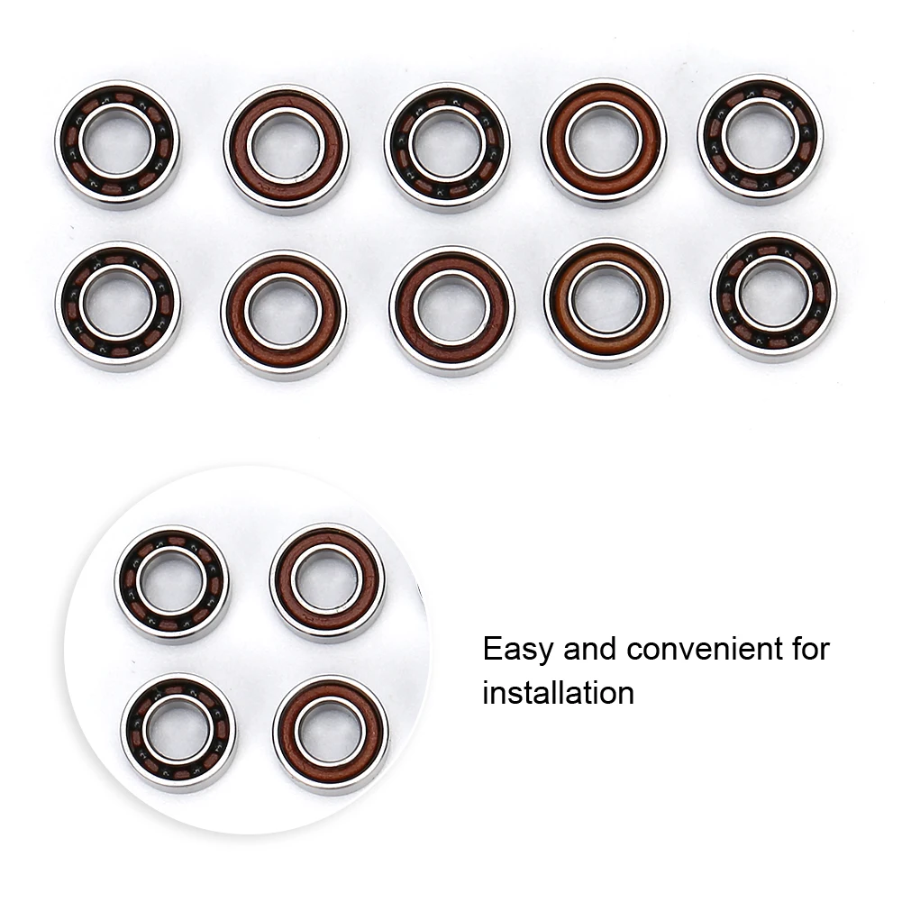 10Pcs 3 Types Universal Dental Bearing High Speed Air Turbine Handpiece Steel Ceramic Balls Bearings Dentista Lab Accessories