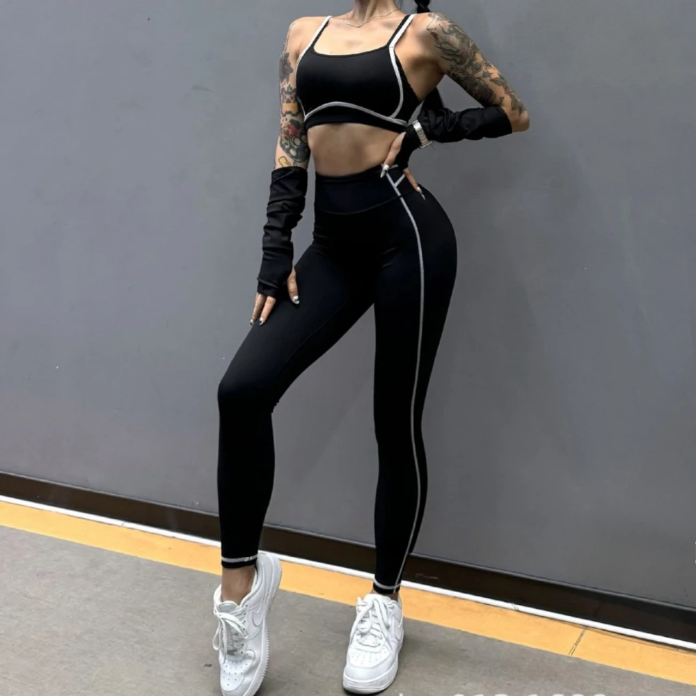 Спортивный костюм сексуальный спортивный бюстгальтер для фитнеса йоги женский