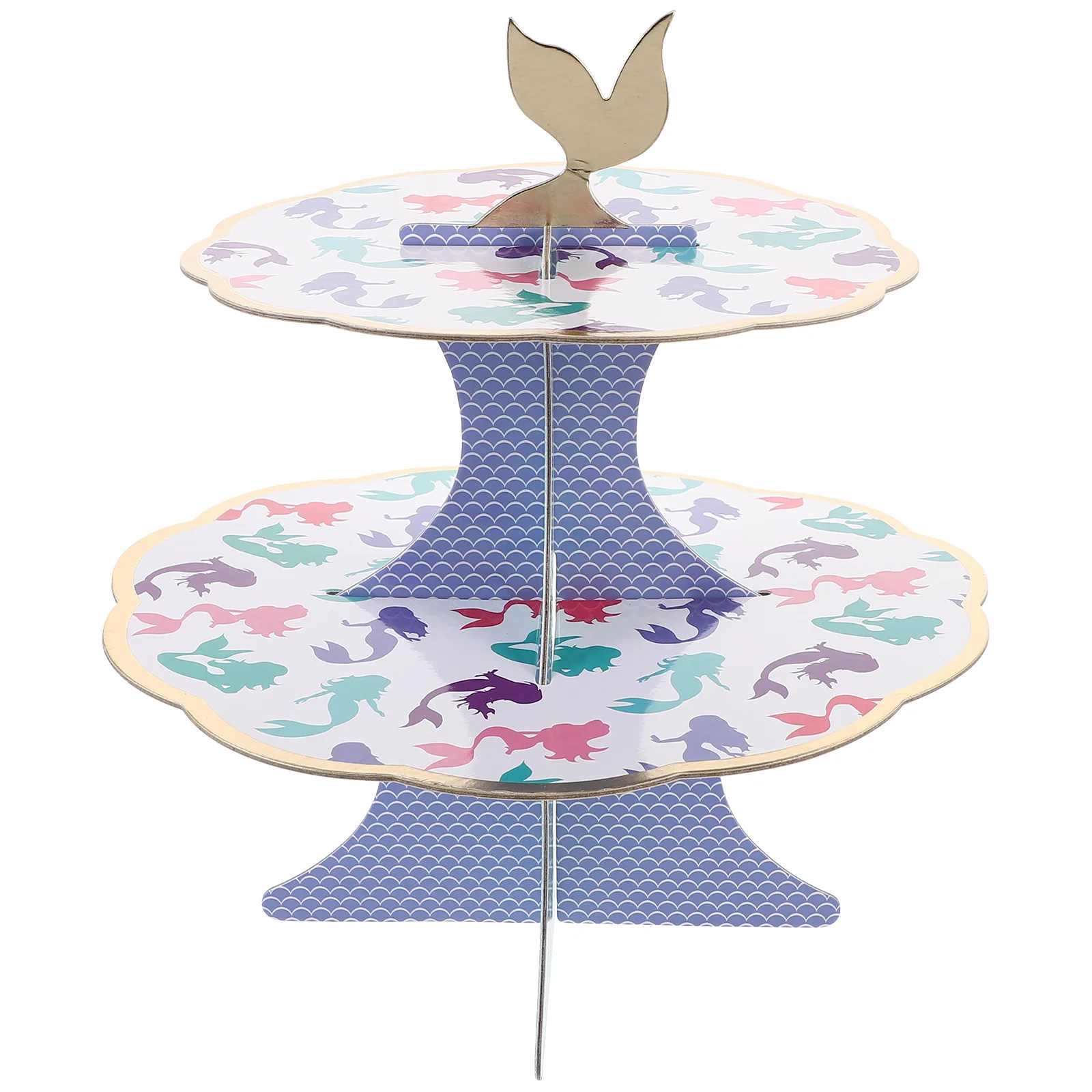 Декор подноса подставка для торта Русалка подносы кексов выставки товаров