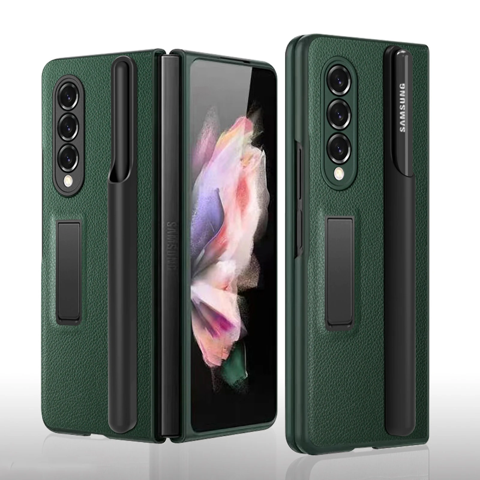 

Чехол с магнитным держателем и слотом для ручки для Samsung Galaxy Z Fold 3