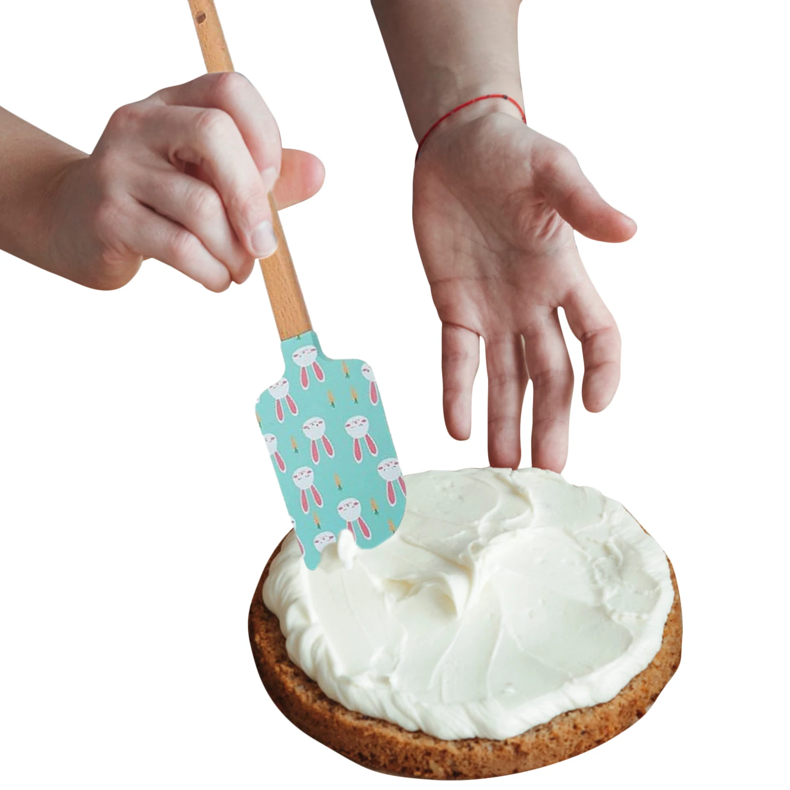 

Набор силиконовых шпателей, антипригарная кухонная утварь с эргономичной ручкой, 4 шт.