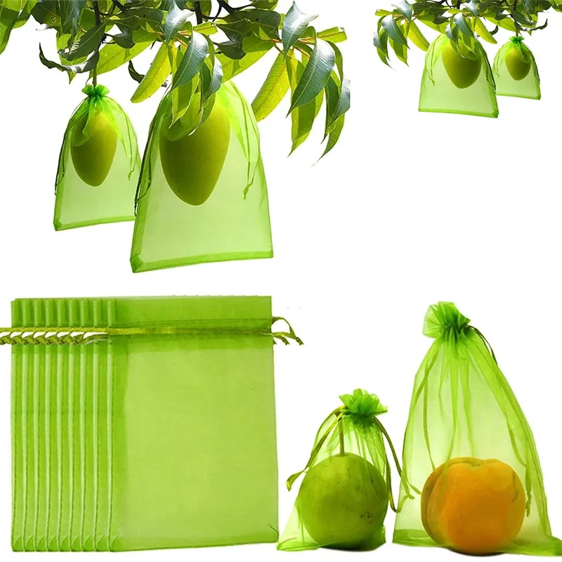 

20/50/100PCS Fruit Protection Bags Products for Mesh Anti Mosquito Vegetable Garden Plant Against Insect Control Pest Net Home