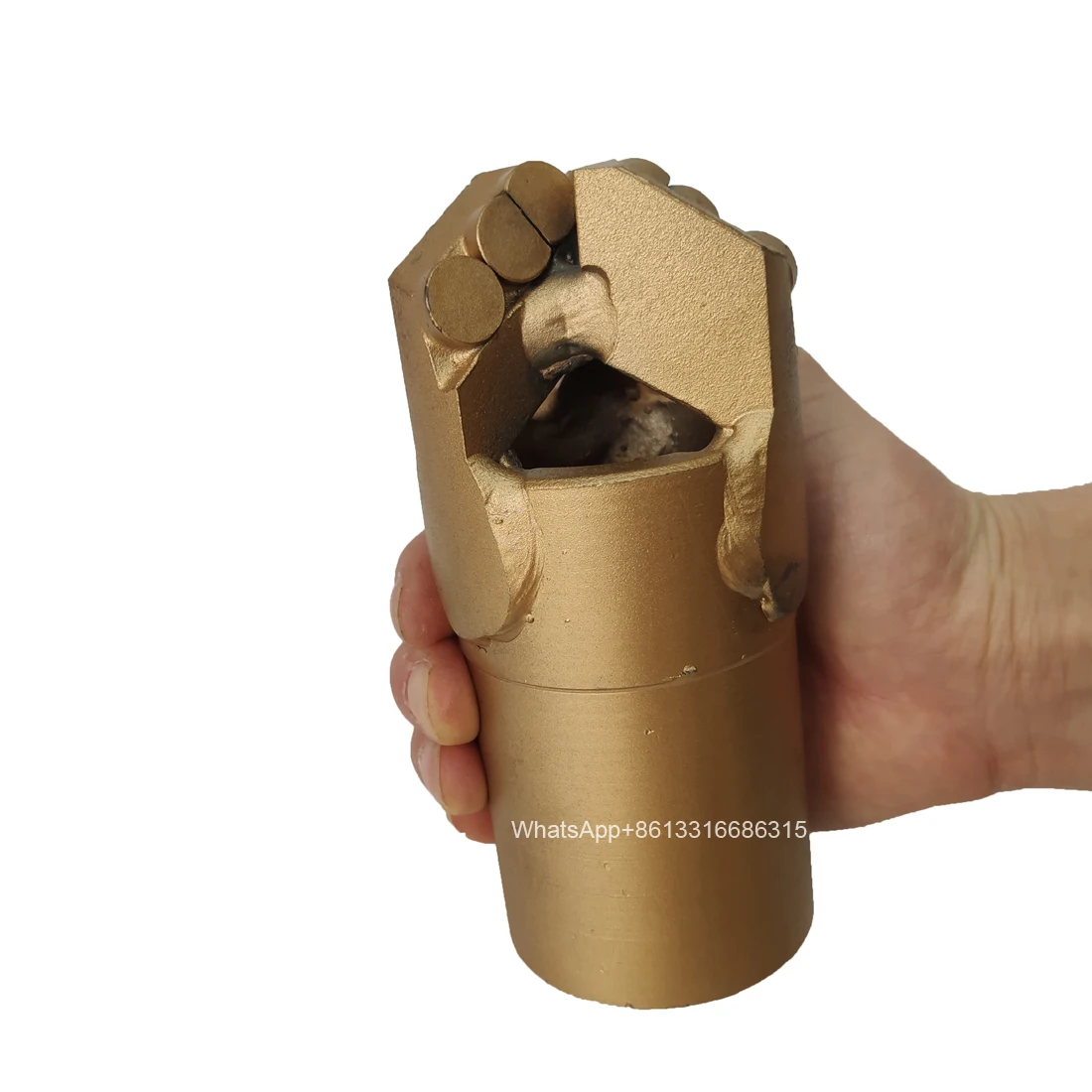 

65mm PDC drilling bit Tri wing scraper bit Diameter water well rig three wing step drag bit Water well drilling rig parts