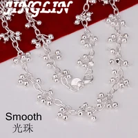 jinglin fashion 925 sterling silver beads chains necklaces for women luxury designer jewelry holiday gifts
