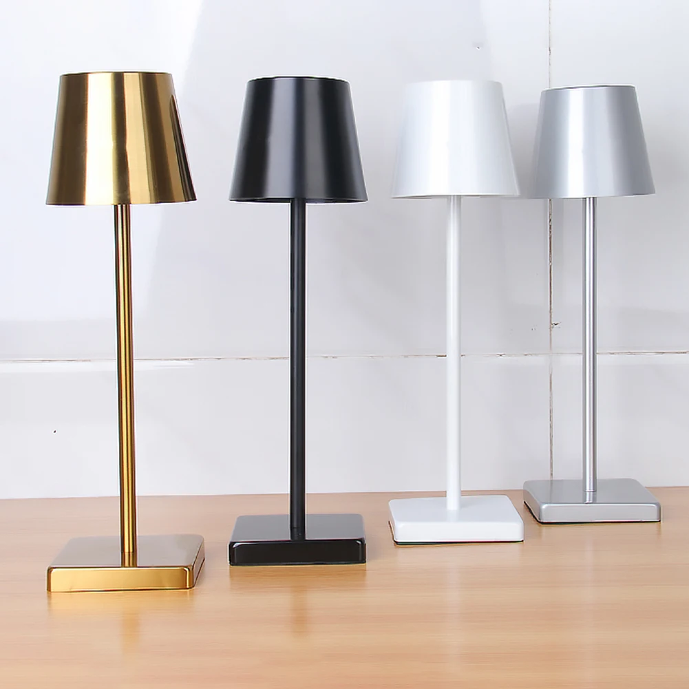 

Retro Bar Coffee Table Lamp LED Desktop Night Light Rechargeable Touch Sensor Wireless Restaurant Bedroom Decor Lighting Fixture