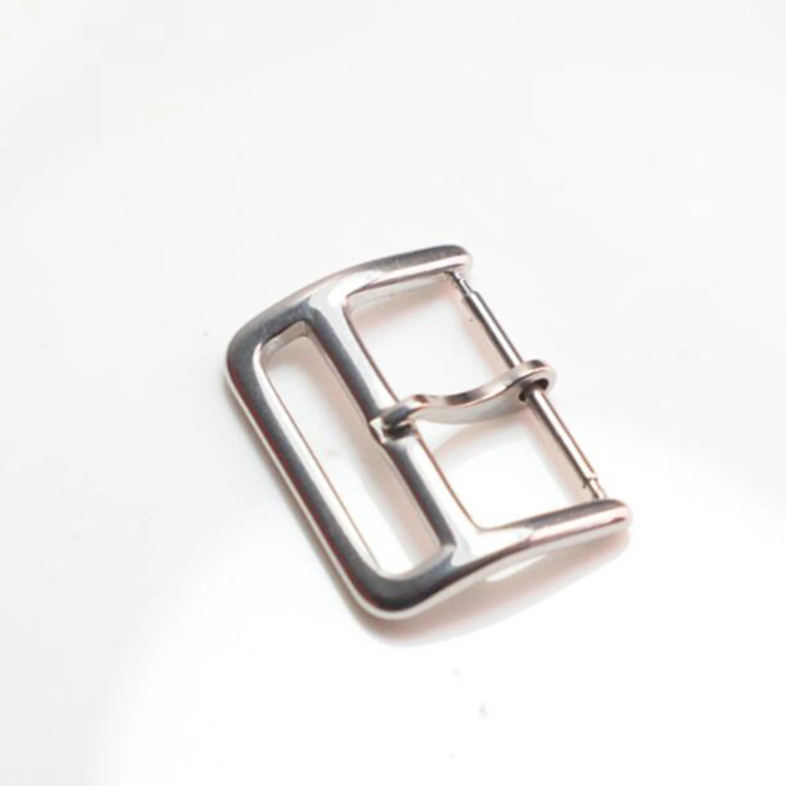 

18 мм 20 мм Глянцевая Серебряная Пряжка из нержавеющей стали запчасти для часов