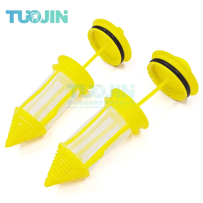 

2pcs Dental Valve Strong Suction Weak Suction Dentist Chair Unit Filter Dental Water Filter Dentistry Therapy Materials