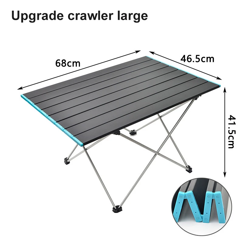 

Высокопрочный переносной стол из алюминиевого сплава, уличная мебель, складной стол для кемпинга, походов, путешествий, мебель для пикника