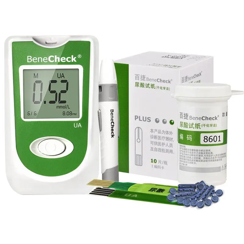 Bene Check автоматический измеритель мочевой кислоты тестовые полоски иглы для