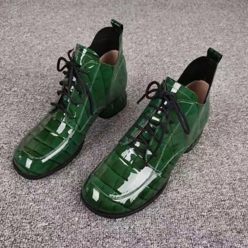 2022 New Women Boots Ankle PU Leather Fashion Boots Autumn Woman Shoes Motorcycle Boots Chelsea Ladies Casual Shoes