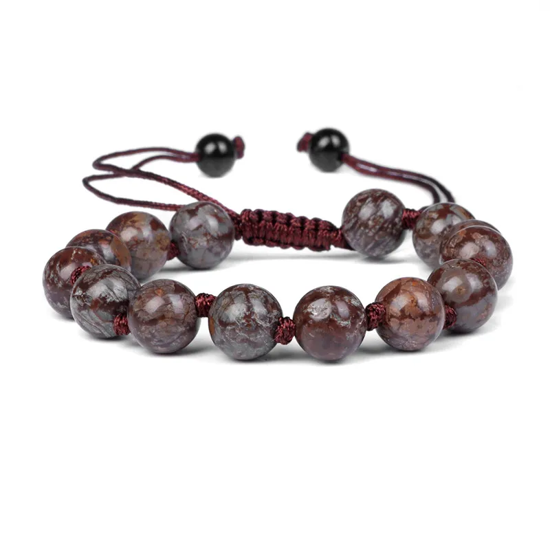 

Браслеты ручной работы с бусинами 8 мм из коричневого камня