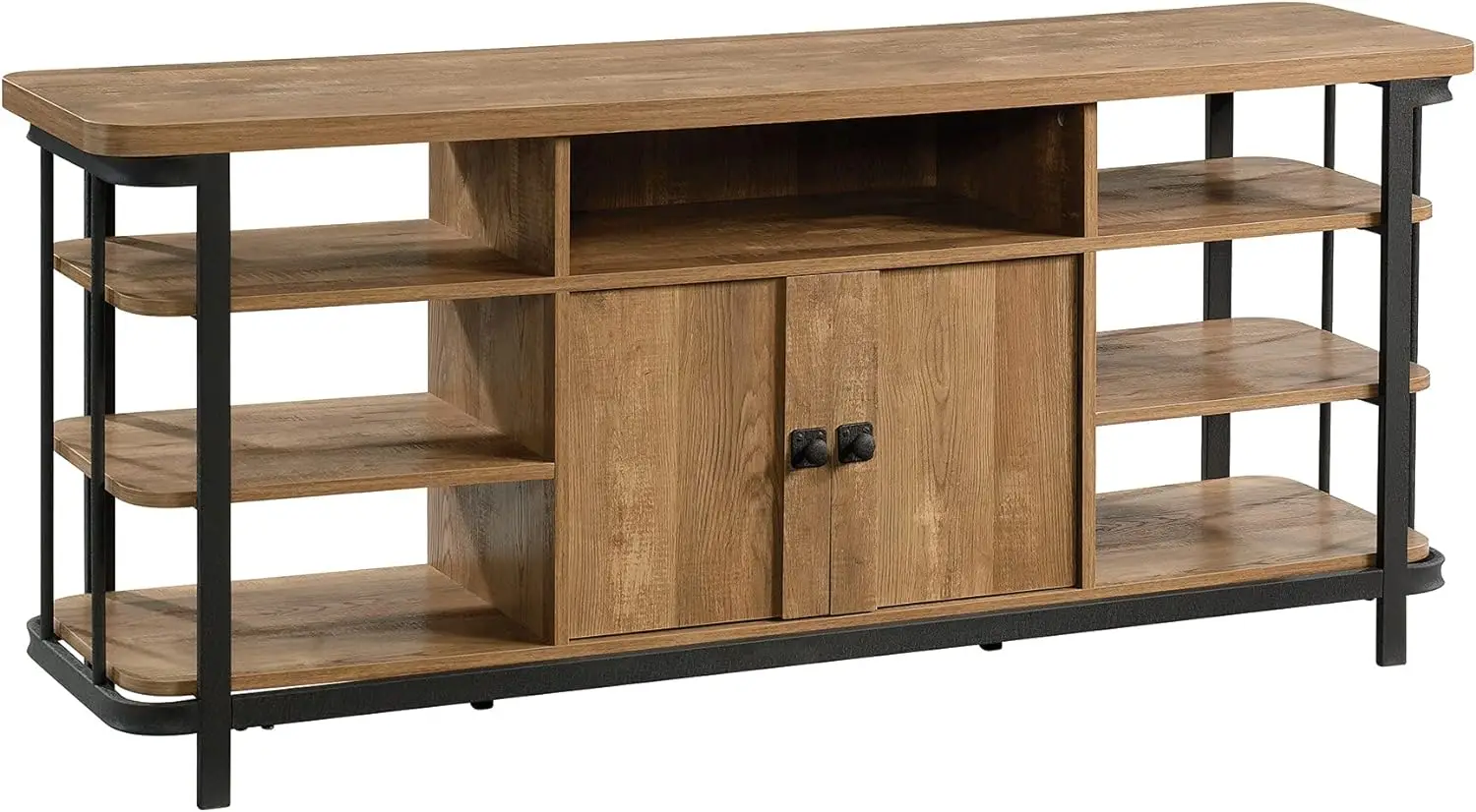 

House TV Credenza, L 59.84" x W 15.43" x H 25.59", Eteched Oak Finish Silicon placemat Coasters marble Kitchen counter top ma