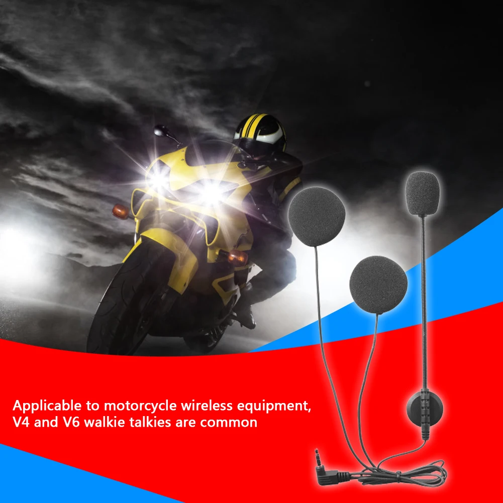 Гарнитура для мотоцикла Bluetooth-наушники с микрофоном V4 V6