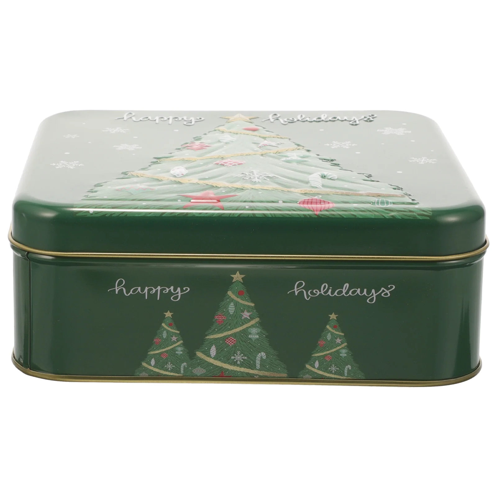 

Christmas Cookie Tin Decorative Cookie Box Small Gift Tin Christmas Theme Tin