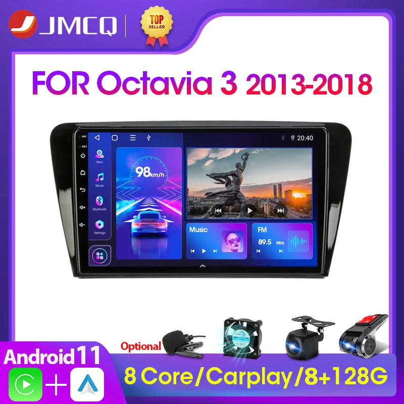 $87.09 2Din Android 11 For Volkswagen SKODA Octavia 3 A7 2013-2018 Car Radio Multimedia Video Player Navigation GPS Head Unit Carplay