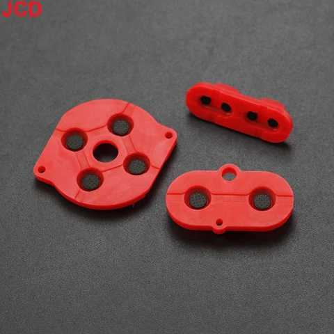 JCD 1 комплект, резиновая проводящая кнопка A-B d-pad для Game Boy, цветной корпус GBC, силиконовая клавиатура для запуска и выбора