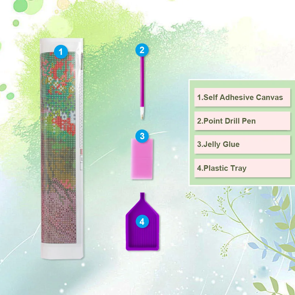 Набор Алмазной Живописи Disney 5D-Малефисента Полная Круглая Дрель Мозаика Вышивка