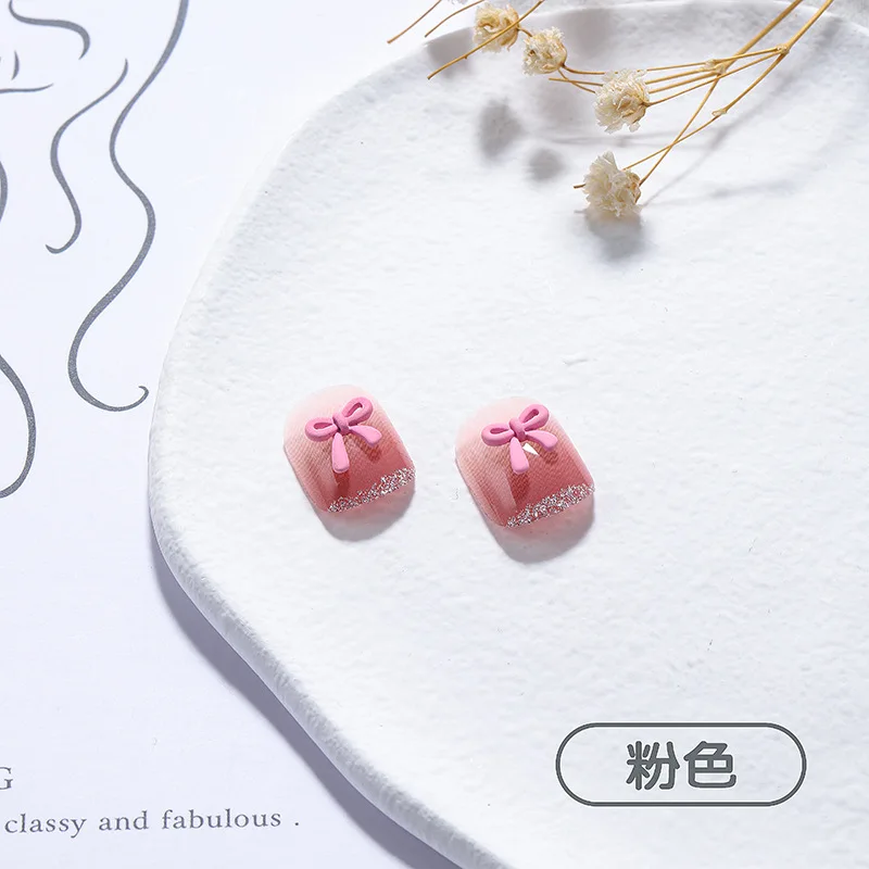 10 шт. в упаковке Роскошные Очаровательные детали для ногтей цветные бабочки