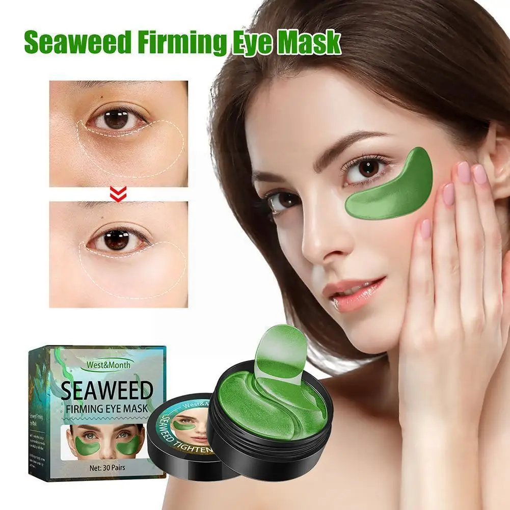 

Seaweed Firming Eye Mask Natural Moisturizing Gel Eye Mask Dark Lines Sale Eye Dilute Eye Remove Fine Anti Age Hot Care Cir P5L6