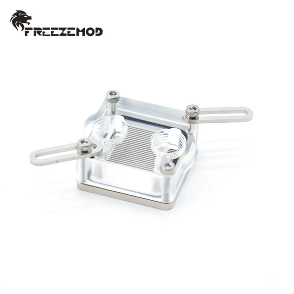 FREEZEMOD центральный процессор водяной блок прозрачный Северный мост компьютерный